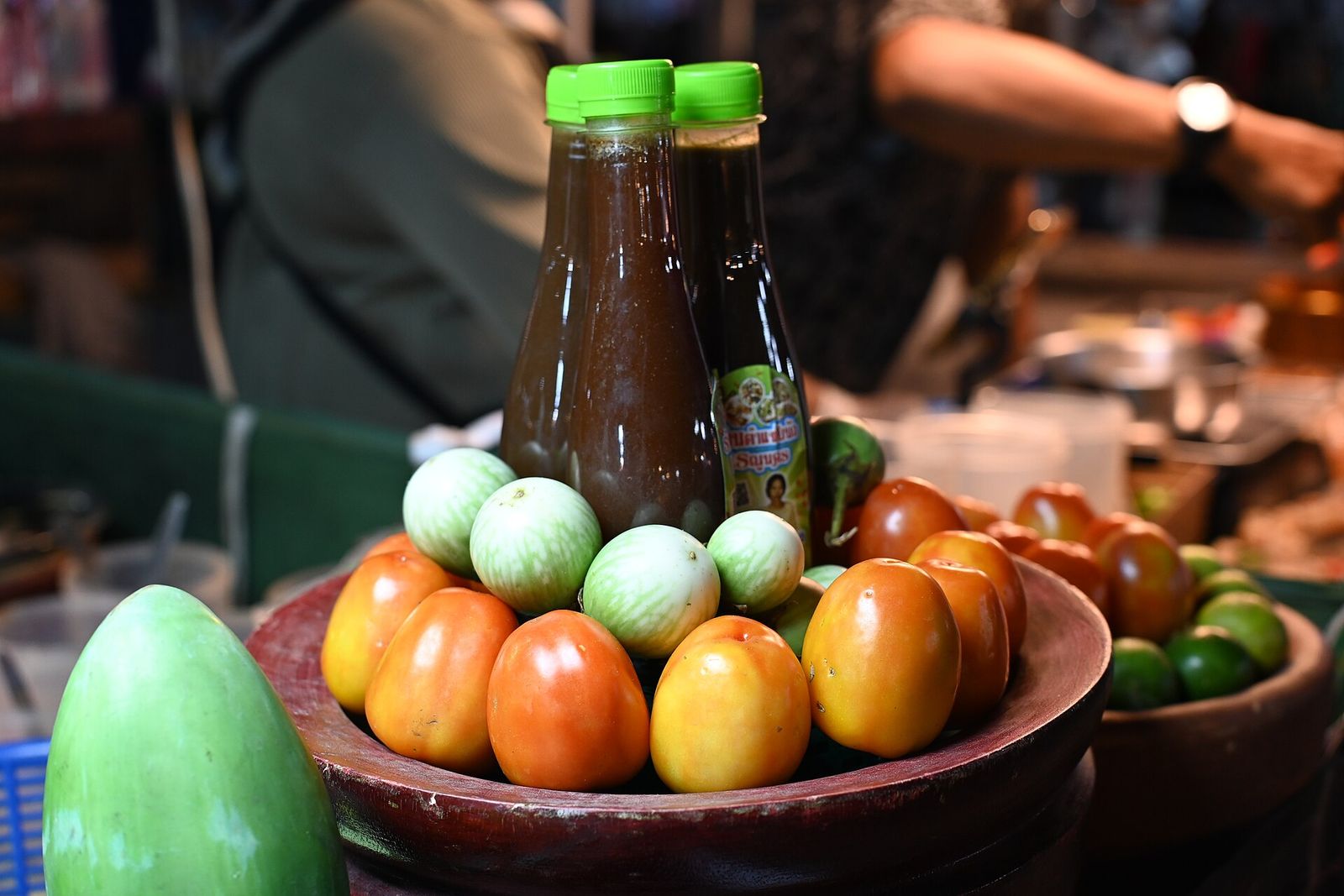 แผงผัก-ซอสในตลาดจังหวัดสัตหีบ ธุรกิจขนาดย่อมที่ต้องจัดการเงินทุนหมุนเวียน